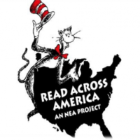 Dr Seuss week Read Across America NEA logo